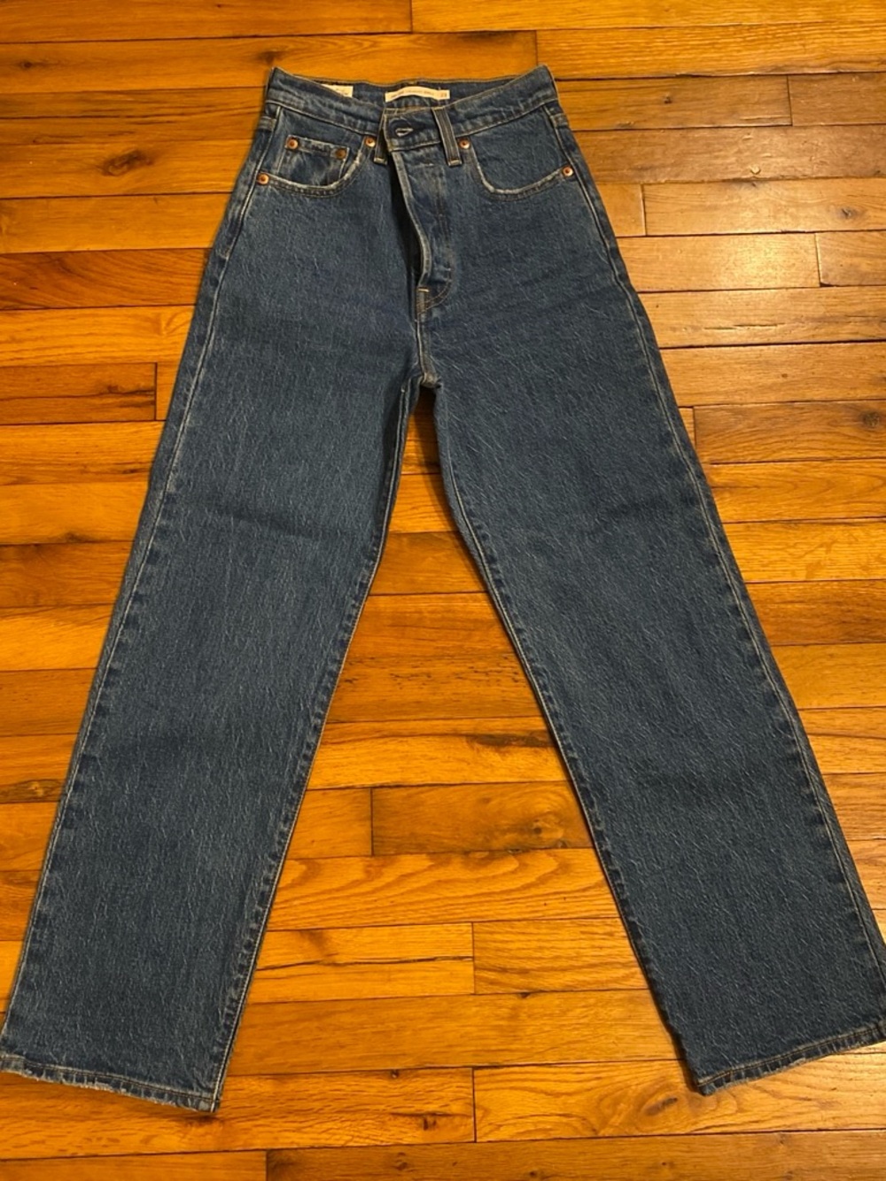 Levi's Men's Dark Blue Straight Jeans